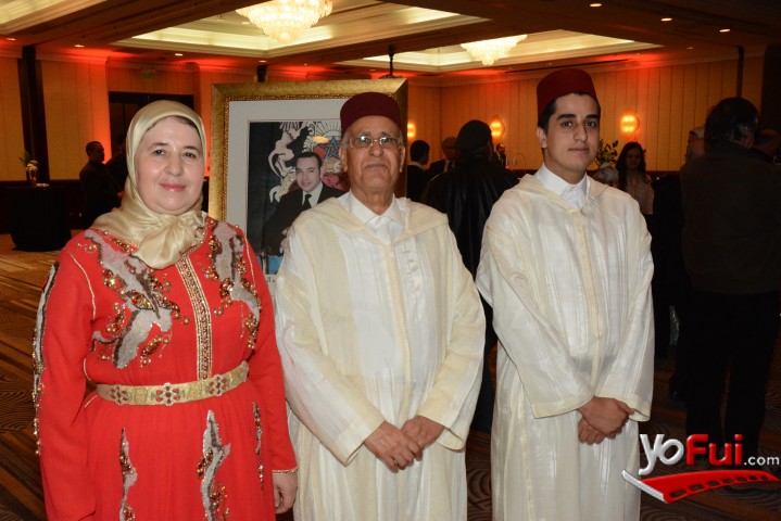 Kenza El Ghali, Embajadora de Marruecos en Chile, Mohammed Nfissi,	esposo, Ayoub Nfissi,hijo