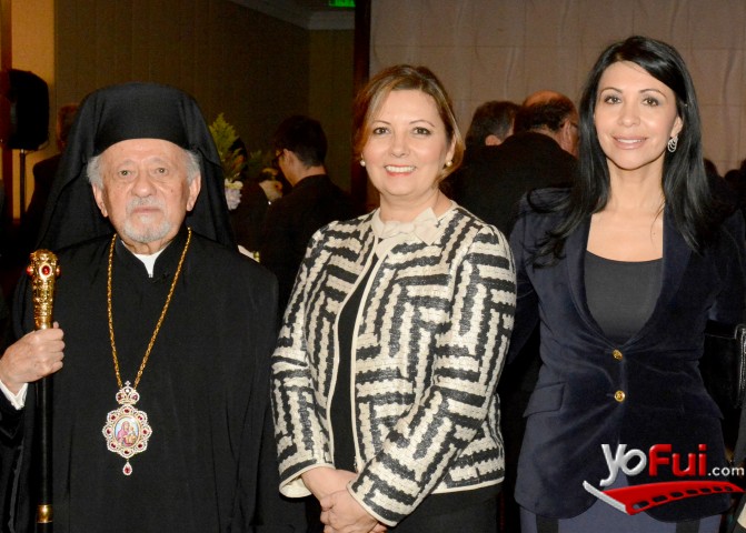 Monseñor Sergio Abad, Arzobispo Iglesia Ortodoxa, Naciye Gokcen Kaya, Embajadora de Turquía, Cristina bobadilla, esposa Embajador de Finlandia
