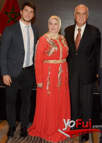 Vicente Brusadelli, Kenza El Ghali, Embajadora de Marruecos, Mario Agliati