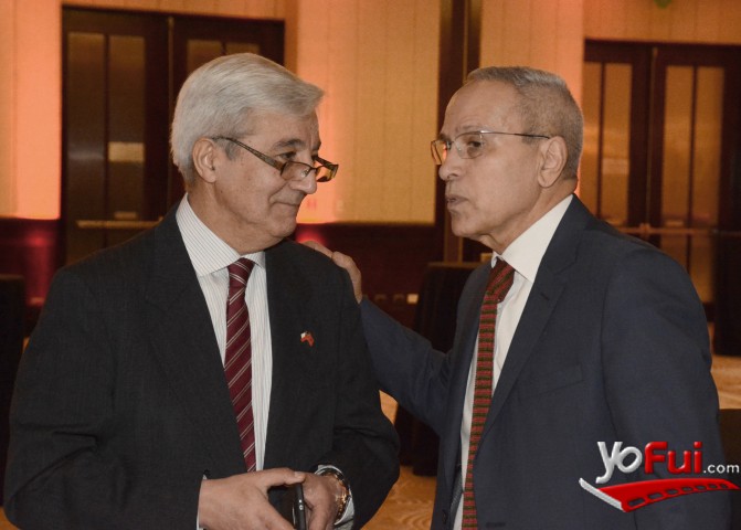 David Dahma, Cónsul Honorario de Marruecos en Valparaíso, Azzedine Bouayach, Consejero de la Embajada de Marruecos