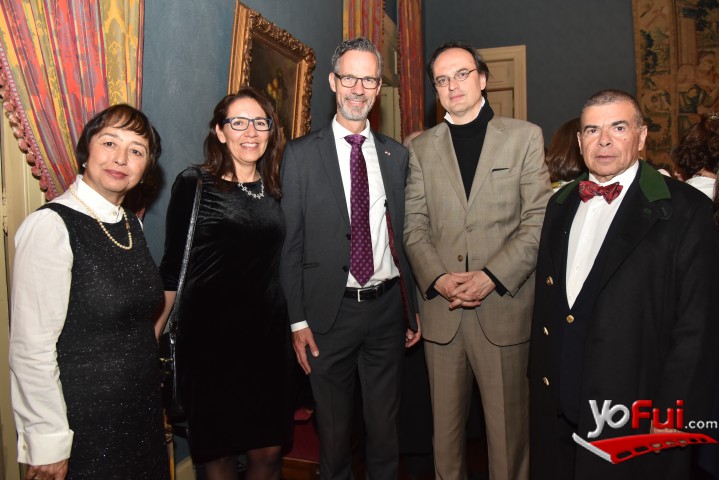 María Eugenia Moneta, Marissa Maldonado, Harman Idema, embajador de Holanda en Chile, Andrés Maupoint, Lionel Party