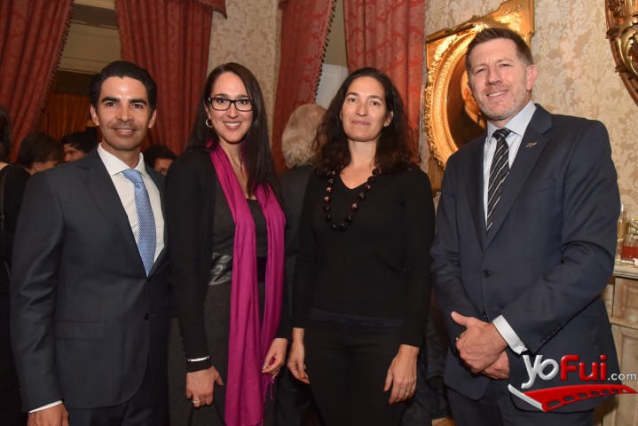Carlos Jacobs, Mary Fran Russo, Jacqui Caine, embajadora de Nueva Zelanda en Chile, Christopher Metcalfe