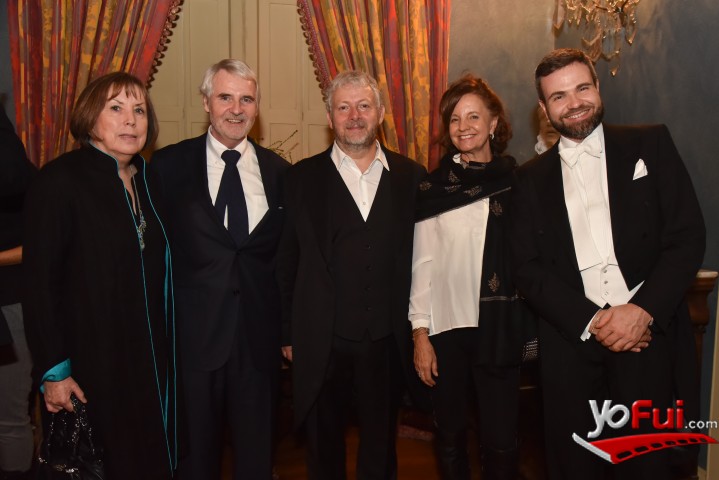 Marcia Gundelach, Baltazar Sanchez, Fabio Bondi, director de Europa Galante, Sol Correa, Stefano Marcocchi, violinista de Europa Galante