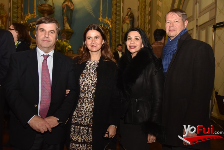 Pedro Ovalle, Carolina Domínguez, Maria Cristina Bobadilla, Markus Leinonen, embajador de Finlandia