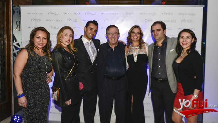 Paola Rivas, Loreto Leiva, Javier Covarrubias, Dr Osvaldo Covarrubias, Daniella Román, Dr Patricio Covarrubias, Irma Arellano de Clínica Imagen