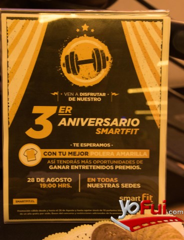 Tercer aniversario Smart Fit