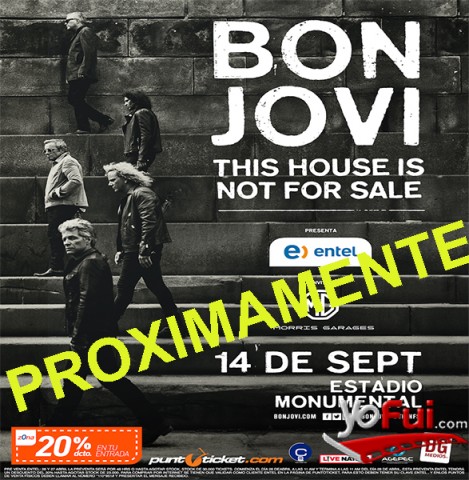 YoFui.com This House Is Not for Sale Tour - Próximo 14 Septiembre 2017, Estadio Monumental (7654)
