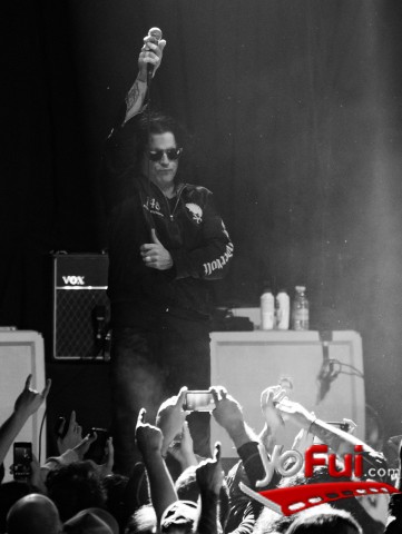 Fotografía en The Cult, Teatro Caupolicán