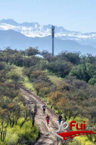 Las montañas nevadas pintaron la postal The North Face Endurance Challenge