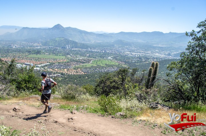 Postal de Santiago desde el cerro
