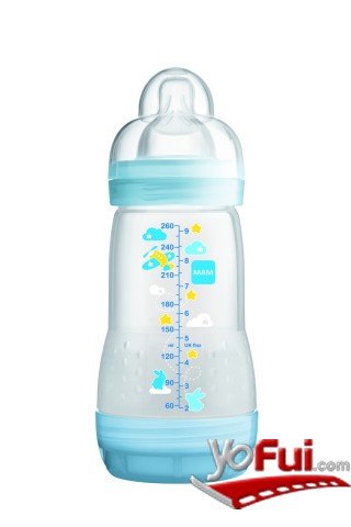 MAM Anti Colic, 260 ml Nature sky blue