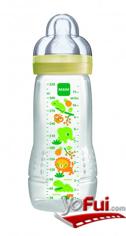 MAM BabyBottle,330ml Jungle green