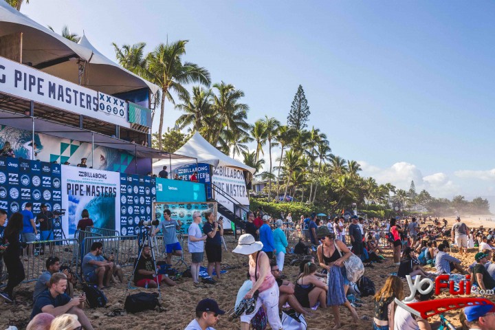 Fotografía en Billabong Pipe Masters 2018, Oahu