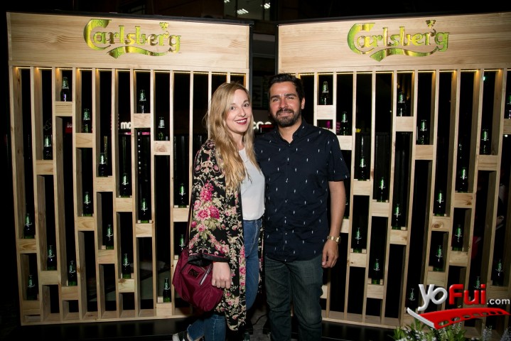 Javiera Peirano en Lanzamiento de Carlsberg en Chile