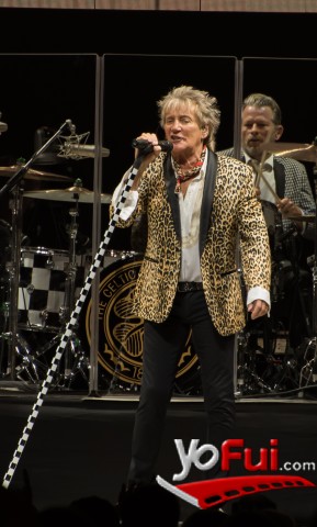 Fotografía en Concierto Rod Stewart, Movistar Arena