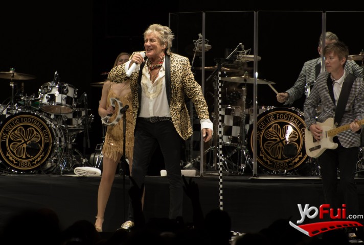 Fotografía en Concierto Rod Stewart, Movistar Arena