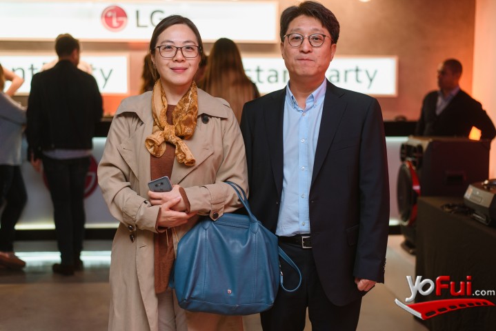 Soojin Jung - Product Manager Línea Blanca, Donguk Heo - Presidente de LG Chile