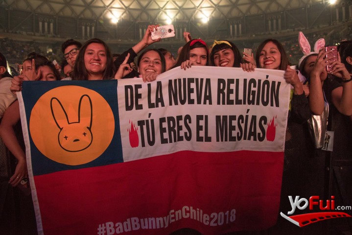 Fotografía en Concierto Bad Bunny, Movistar Arena