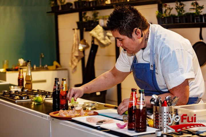 Ciro Watanabe, clase de cocina