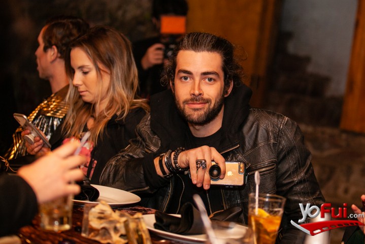 Fotografía en Lanzamiento Cenas Clandestinas de Brujas de Salamanca, Restaurant de El Arrayán