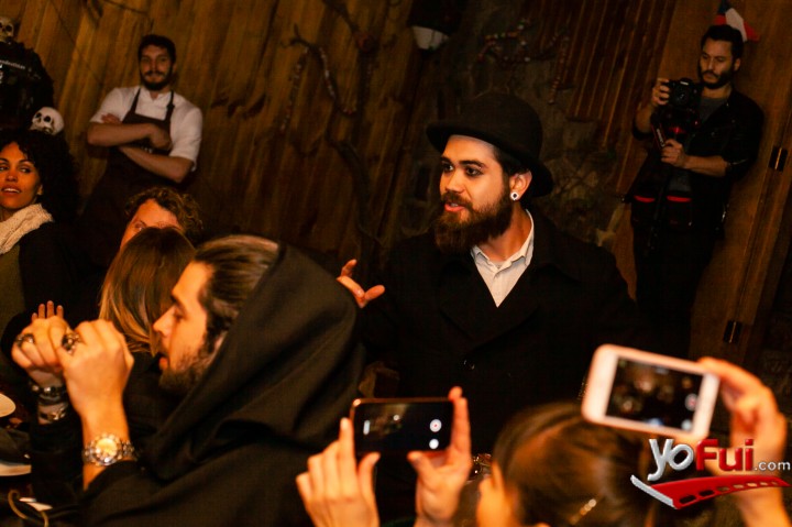 Fotografía en Lanzamiento Cenas Clandestinas de Brujas de Salamanca, Restaurant de El Arrayán
