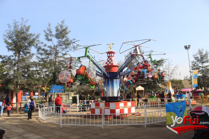 Fotografía en Mampato junto a la alcaldesa Cathy Barriga celebran vacaciones de inviernp, Parque Mampato Maipú