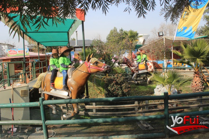 Fotografía en Mampato junto a la alcaldesa Cathy Barriga celebran vacaciones de inviernp, Parque Mampato Maipú