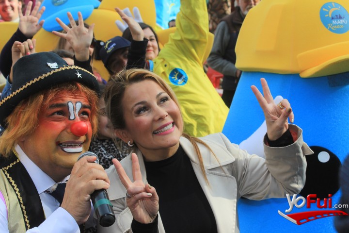 YoFui.com Mampato junto a la alcaldesa Cathy Barriga celebran vacaciones de inviernp, Parque Mampato Maipú (8265)