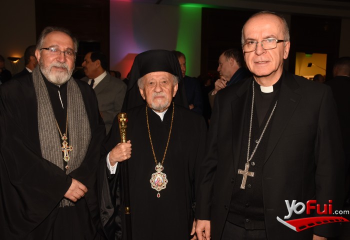 Georges Abed, sacerdote Iglesia Ortodoxa, Sergio Abad, arzobispo Iglesia Ortodoxa, Ivo Scapolo, Nuncio Apostólico