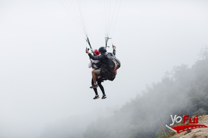 Fotografía en Always invitó a vivir experiencia extrema en las alturas, Chileparapente