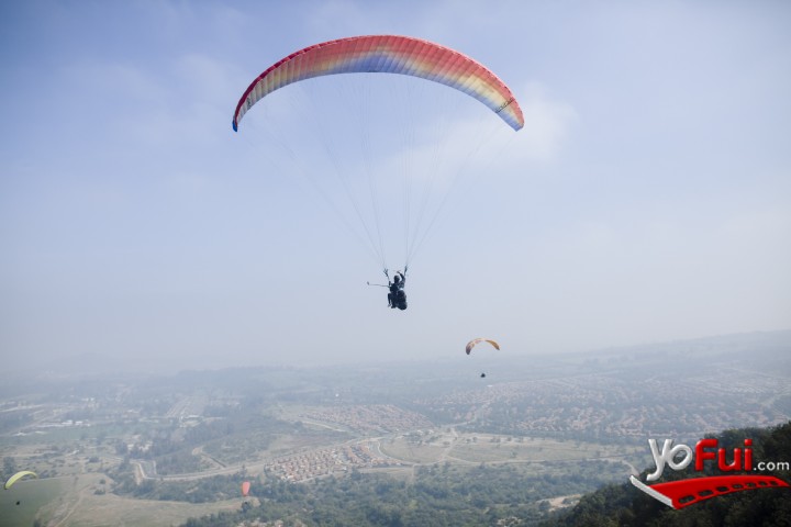 Fotografía en Always invitó a vivir experiencia extrema en las alturas, Chileparapente