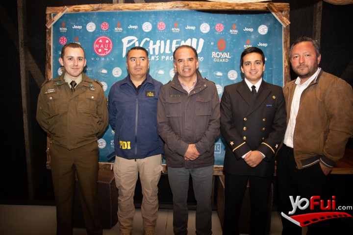 Capitán Guido Klesse, Comisario Randolph Verdugo, Roberto Córdova, Subteniente Joaquín Mardones, Fidel Valenzuela
