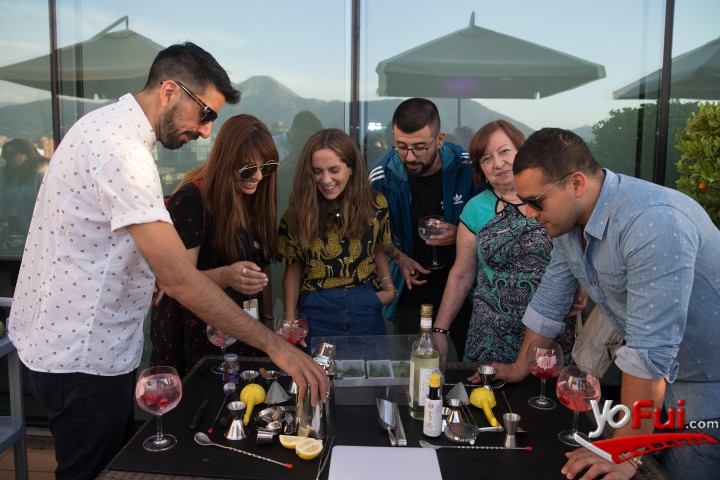 Fotografía en Masterclass con Beefeater, Terraza
