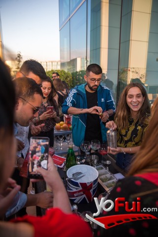 Fotografía en Masterclass con Beefeater, Terraza