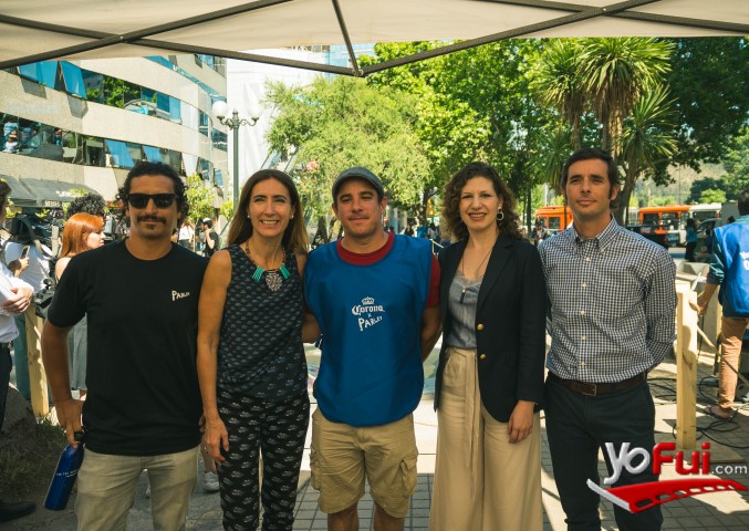 Equipo completo y Ministra del Medio Ambiente