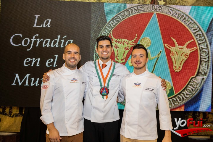 Joaquín Cerda, Cristóbal Henríquez, Andrés González (Chefs de la Escuela del Queso Santa Rosa )