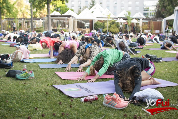 Fotografía en Fuel Yoga Sessions en Sheraton Santiago, Parque El Bohío
