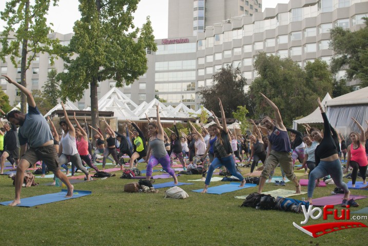 Fotografía en Fuel Yoga Sessions en Sheraton Santiago, Parque El Bohío