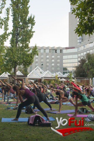 Fotografía en Fuel Yoga Sessions en Sheraton Santiago, Parque El Bohío