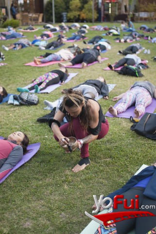 Fotografía en Fuel Yoga Sessions en Sheraton Santiago, Parque El Bohío