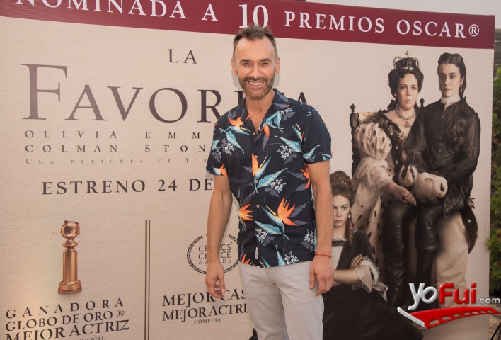 Jordi Castell en Sheraton Cinema realizó la avant premiere de la película ˝La Favorita˝