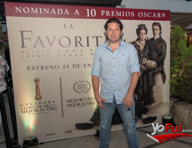 Fotografía en Sheraton Cinema realizó la avant premiere de la película ˝La Favorita˝, Jardines del Parque Bohio