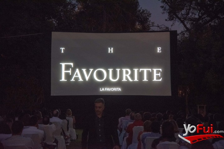 Fotografía en Sheraton Cinema realizó la avant premiere de la película ˝La Favorita˝, Jardines del Parque Bohio