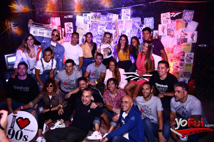 Embajadores y equipo Reebok