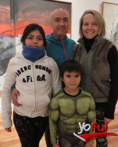 Laura Olivares, Simón Olivares, Felipe Olivares, Rossana Caldo en Santa Rosa de Apoquindo