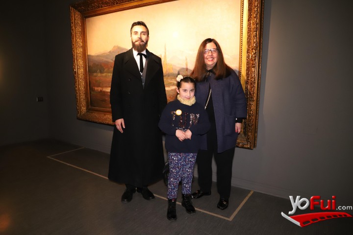 Alberto Valenzuela Llanos, Maureen Lennon y su hija Catalina, Centro Cultural Las Condes