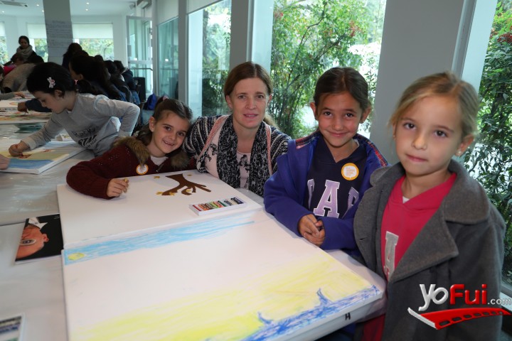 Laura Montes, María del Carmen Silva, Sara Cartwright, Lucía Cartwright en taller padres e hijos  en CCLC