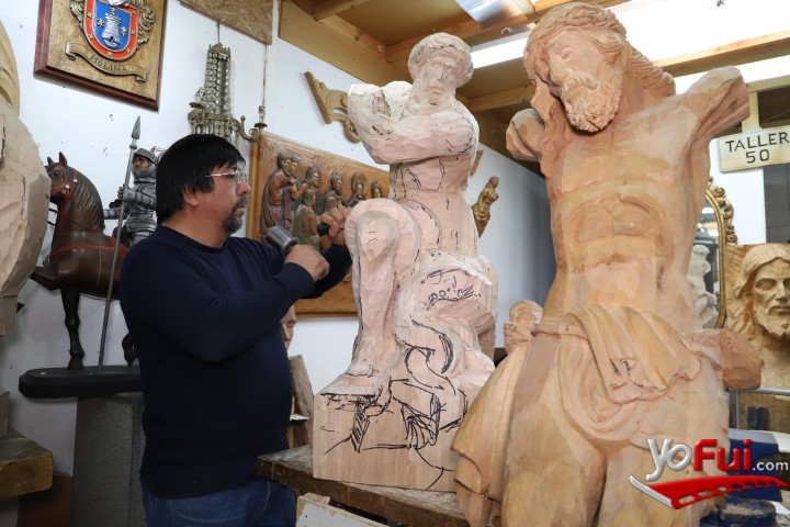 Miguel Angel Cabrera, artesano in situ Los Dominicos