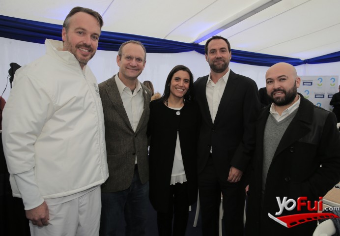 Pascal Moser, Gerente de Fábrica Nestlé, Macul, Gonzalo Muñoz, Bernardita Varas, Cristián Pagola, Francisco Espinoza