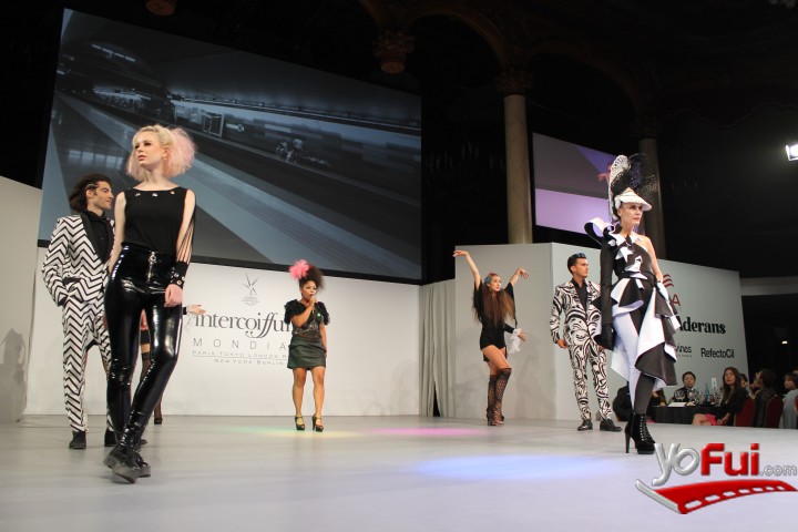 Show Intercoiffure Chile: Santiago en blanco y negro